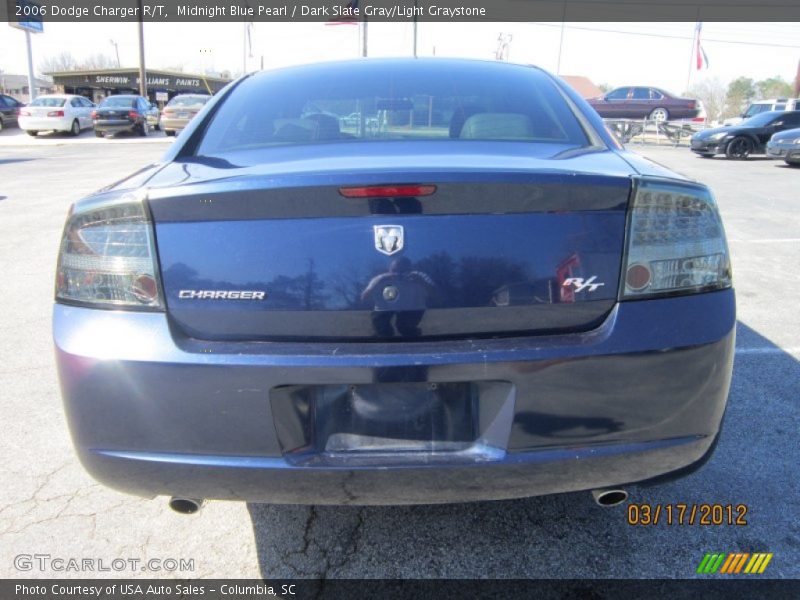 Midnight Blue Pearl / Dark Slate Gray/Light Graystone 2006 Dodge Charger R/T