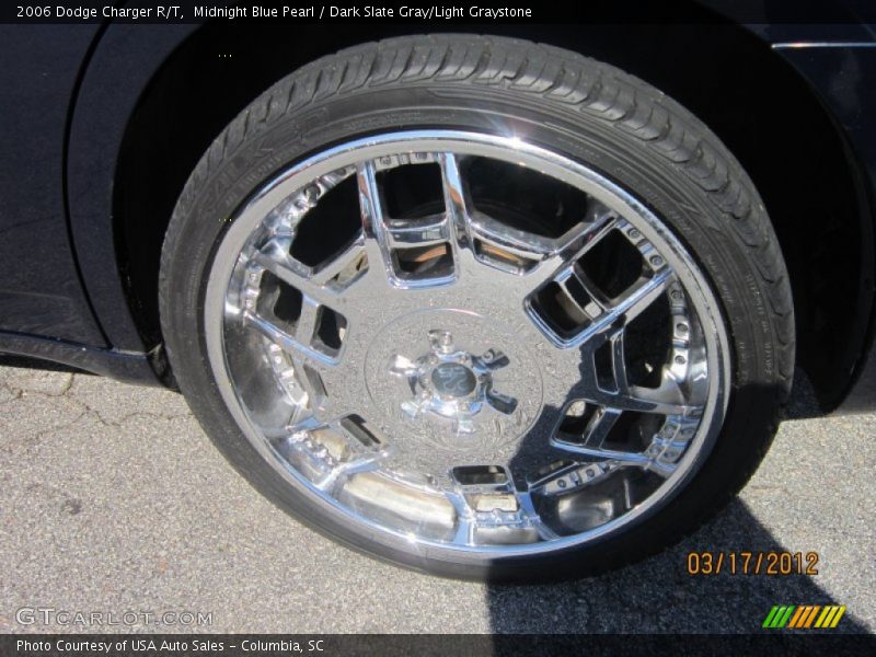 Midnight Blue Pearl / Dark Slate Gray/Light Graystone 2006 Dodge Charger R/T