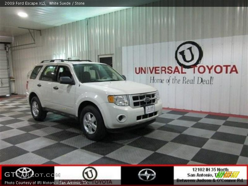 White Suede / Stone 2009 Ford Escape XLS