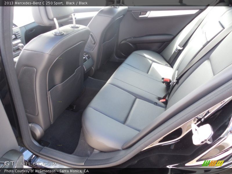 Black / Black 2013 Mercedes-Benz C 250 Sport