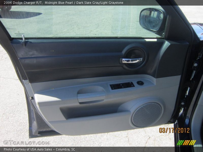 Midnight Blue Pearl / Dark Slate Gray/Light Graystone 2006 Dodge Charger R/T
