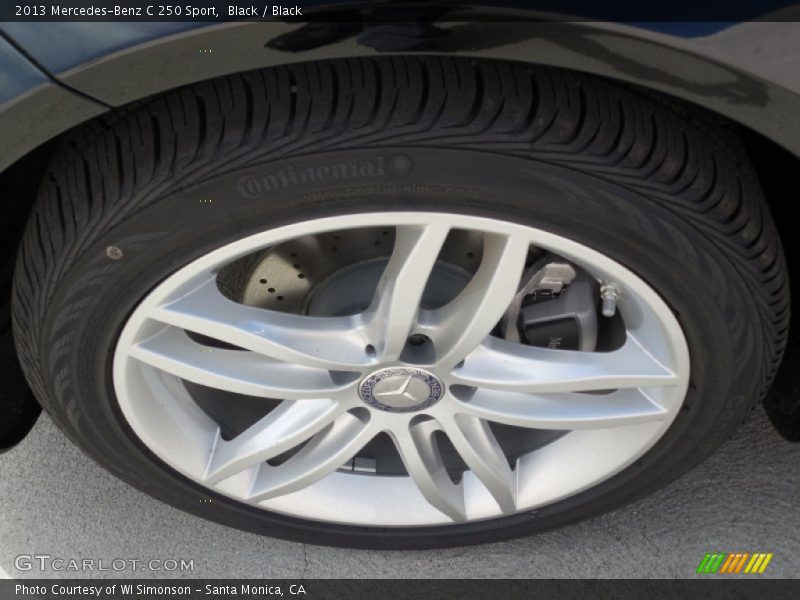 Black / Black 2013 Mercedes-Benz C 250 Sport