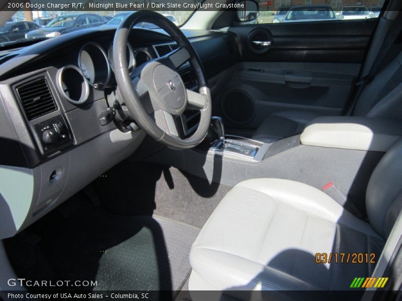 Midnight Blue Pearl / Dark Slate Gray/Light Graystone 2006 Dodge Charger R/T