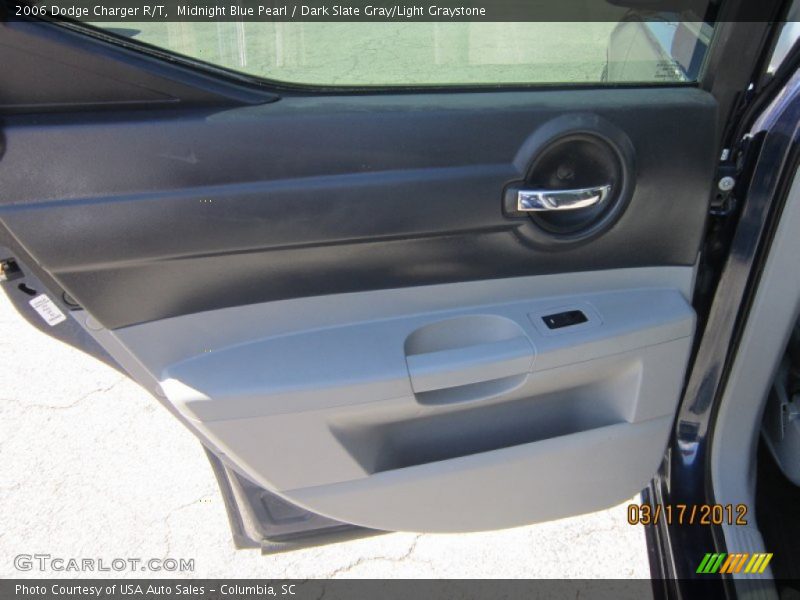 Midnight Blue Pearl / Dark Slate Gray/Light Graystone 2006 Dodge Charger R/T