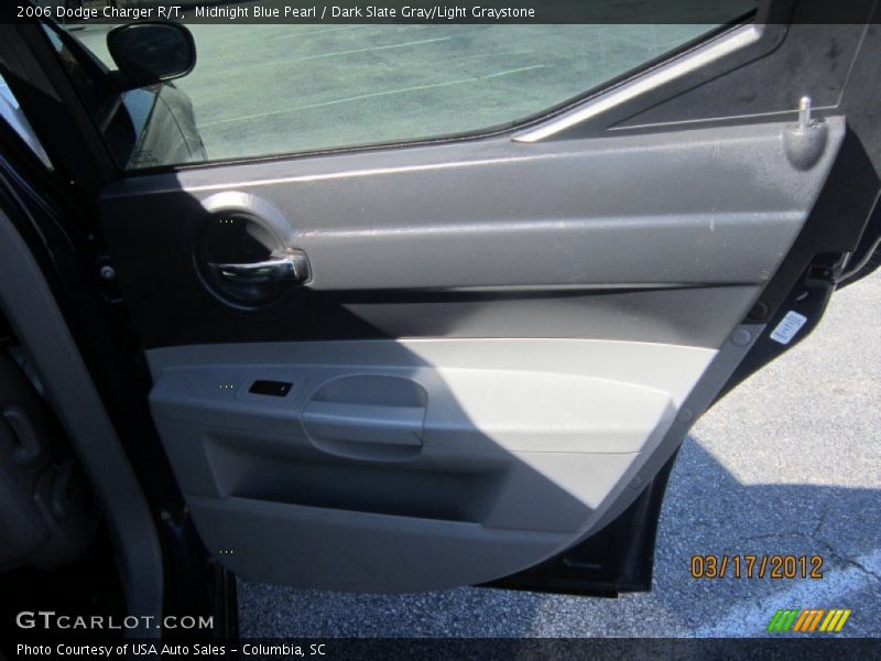 Midnight Blue Pearl / Dark Slate Gray/Light Graystone 2006 Dodge Charger R/T