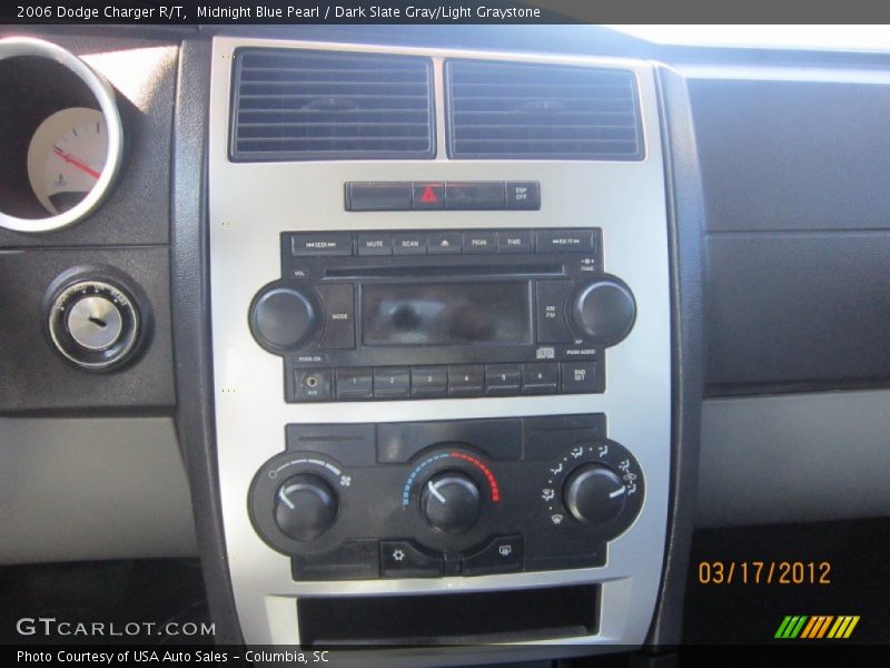 Midnight Blue Pearl / Dark Slate Gray/Light Graystone 2006 Dodge Charger R/T