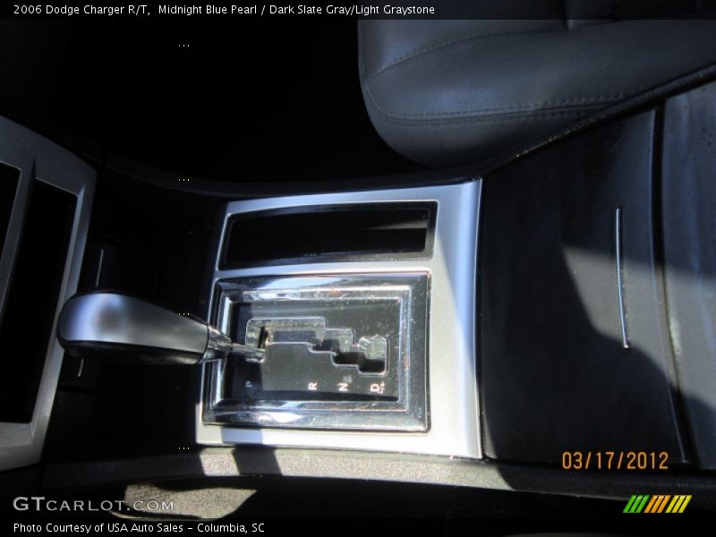 Midnight Blue Pearl / Dark Slate Gray/Light Graystone 2006 Dodge Charger R/T