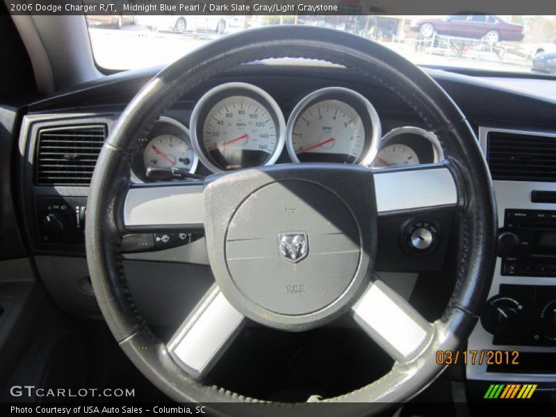 Midnight Blue Pearl / Dark Slate Gray/Light Graystone 2006 Dodge Charger R/T