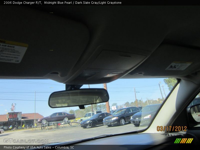 Midnight Blue Pearl / Dark Slate Gray/Light Graystone 2006 Dodge Charger R/T