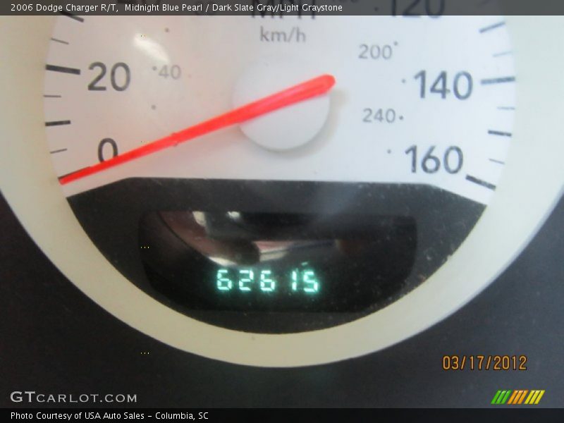 Midnight Blue Pearl / Dark Slate Gray/Light Graystone 2006 Dodge Charger R/T