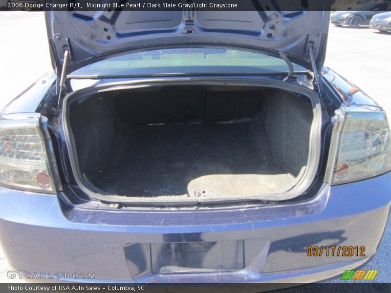 Midnight Blue Pearl / Dark Slate Gray/Light Graystone 2006 Dodge Charger R/T