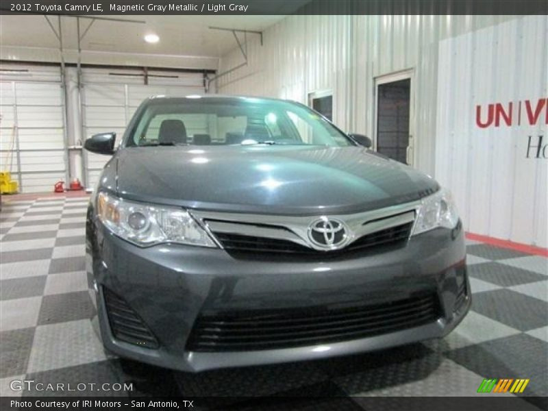 Magnetic Gray Metallic / Light Gray 2012 Toyota Camry LE