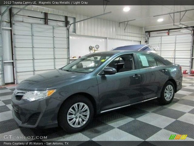 Magnetic Gray Metallic / Light Gray 2012 Toyota Camry LE