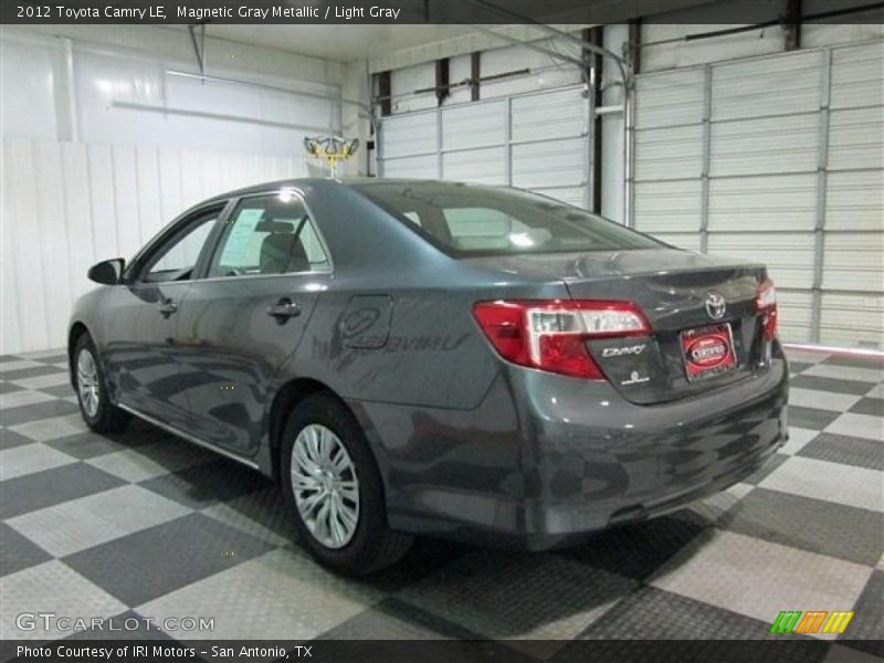 Magnetic Gray Metallic / Light Gray 2012 Toyota Camry LE