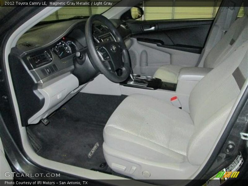 Magnetic Gray Metallic / Light Gray 2012 Toyota Camry LE