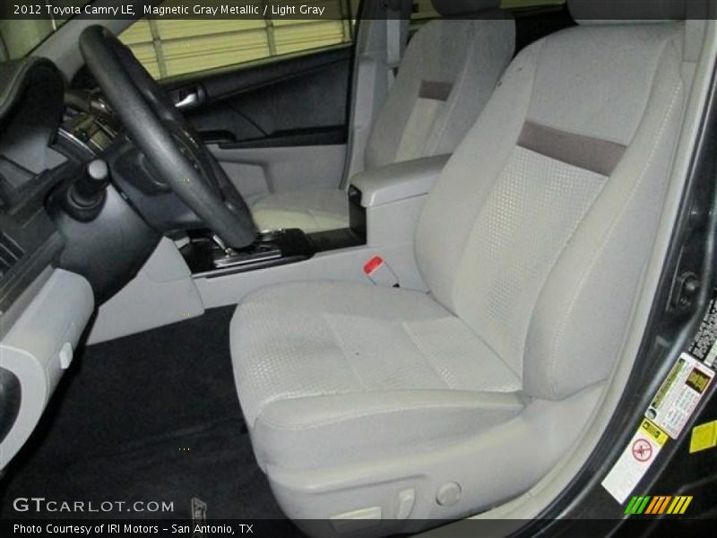 Magnetic Gray Metallic / Light Gray 2012 Toyota Camry LE