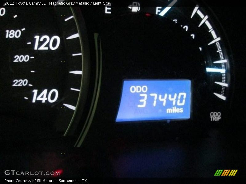 Magnetic Gray Metallic / Light Gray 2012 Toyota Camry LE