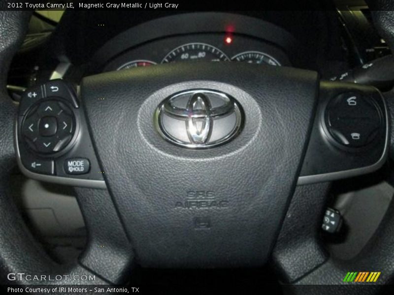 Magnetic Gray Metallic / Light Gray 2012 Toyota Camry LE