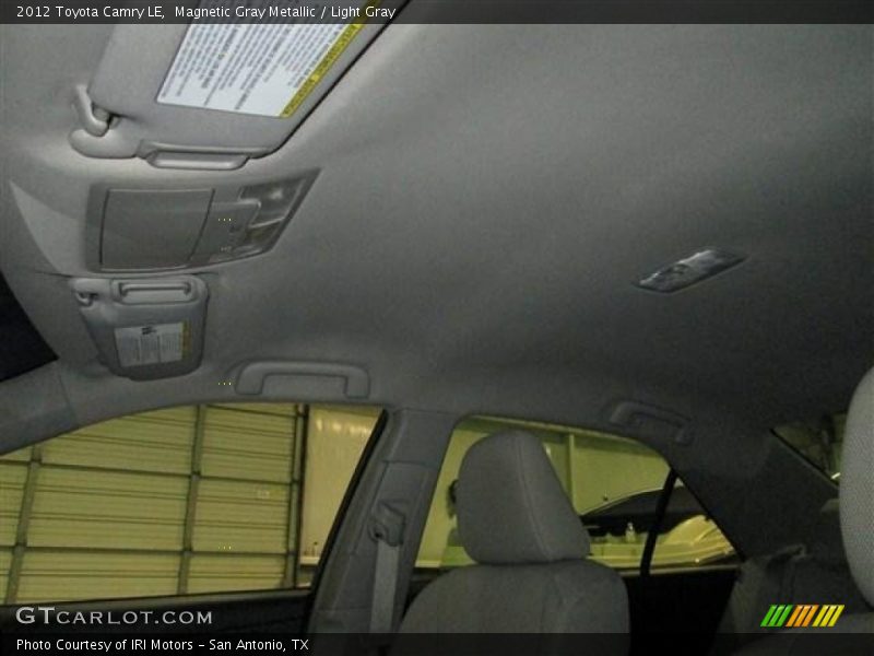 Magnetic Gray Metallic / Light Gray 2012 Toyota Camry LE
