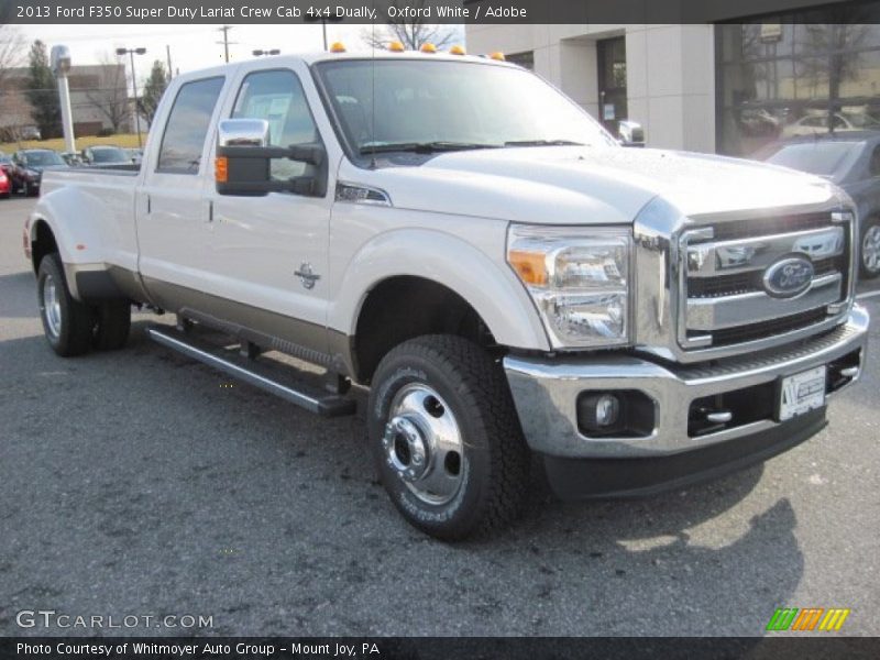 Front 3/4 View of 2013 F350 Super Duty Lariat Crew Cab 4x4 Dually