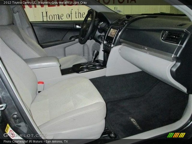 Magnetic Gray Metallic / Light Gray 2012 Toyota Camry LE