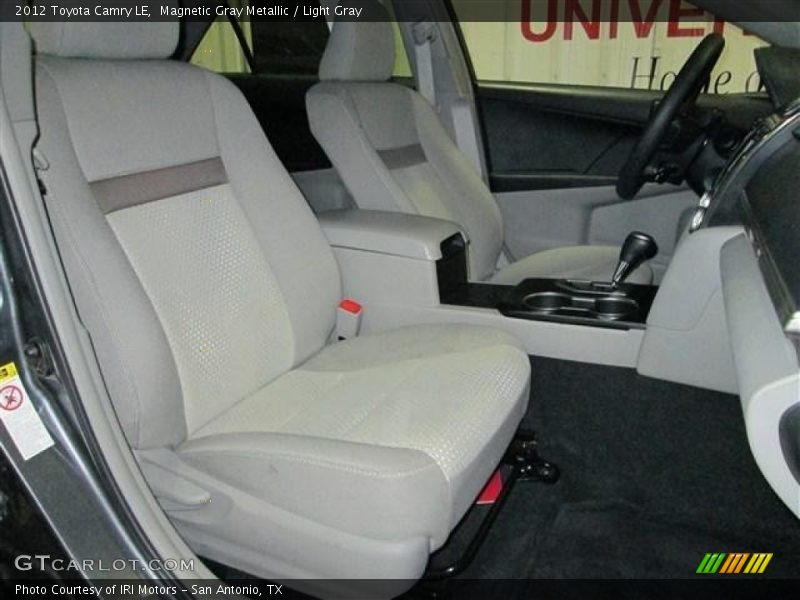 Magnetic Gray Metallic / Light Gray 2012 Toyota Camry LE