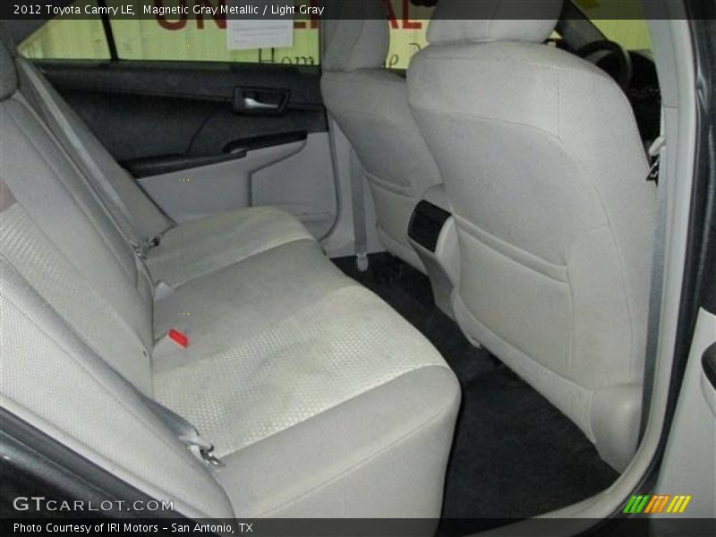 Magnetic Gray Metallic / Light Gray 2012 Toyota Camry LE