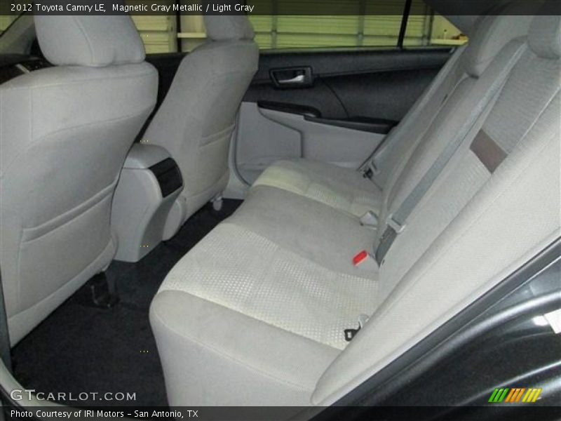 Magnetic Gray Metallic / Light Gray 2012 Toyota Camry LE