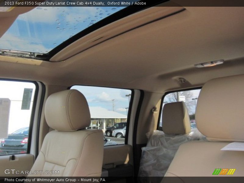 Oxford White / Adobe 2013 Ford F350 Super Duty Lariat Crew Cab 4x4 Dually