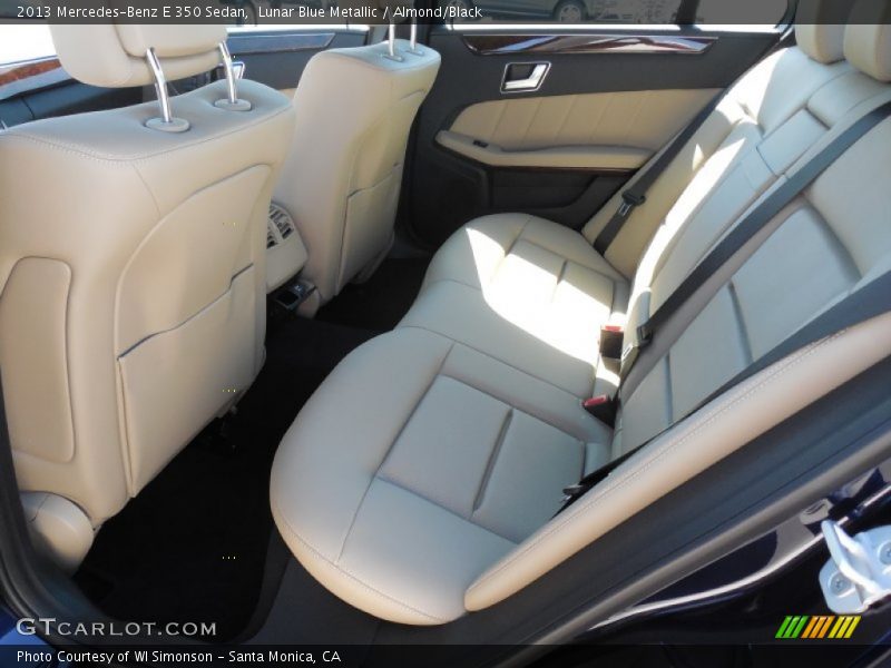 Lunar Blue Metallic / Almond/Black 2013 Mercedes-Benz E 350 Sedan