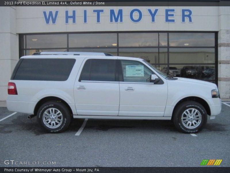 Oxford White / Stone 2013 Ford Expedition EL Limited 4x4