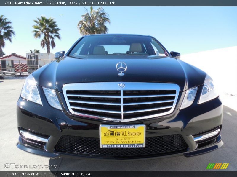 Black / Natural Beige/Black 2013 Mercedes-Benz E 350 Sedan