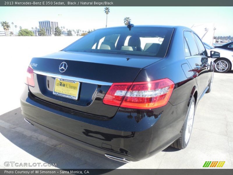 Black / Natural Beige/Black 2013 Mercedes-Benz E 350 Sedan
