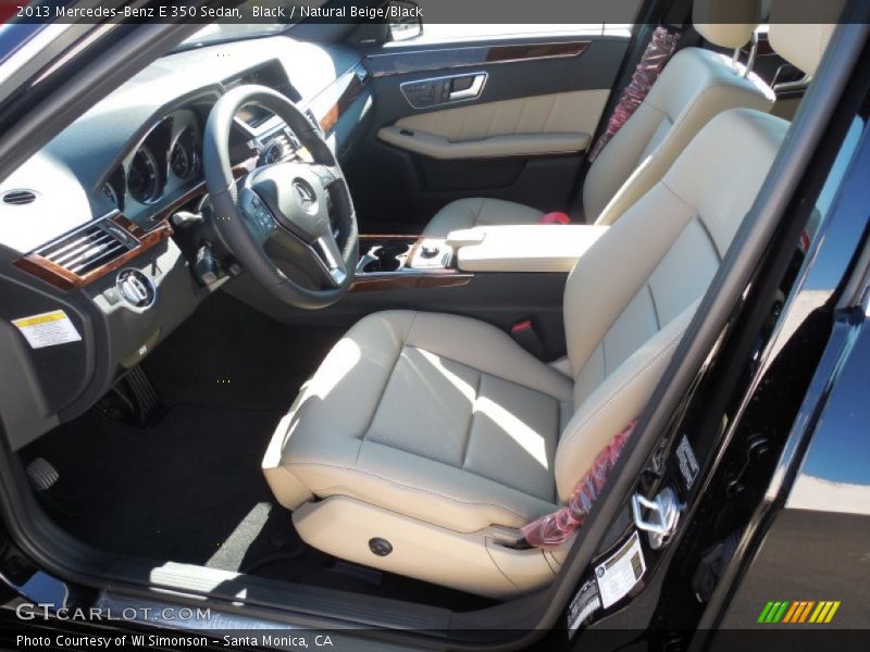 Black / Natural Beige/Black 2013 Mercedes-Benz E 350 Sedan