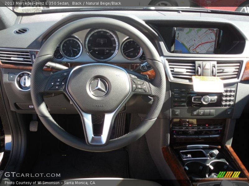 Black / Natural Beige/Black 2013 Mercedes-Benz E 350 Sedan