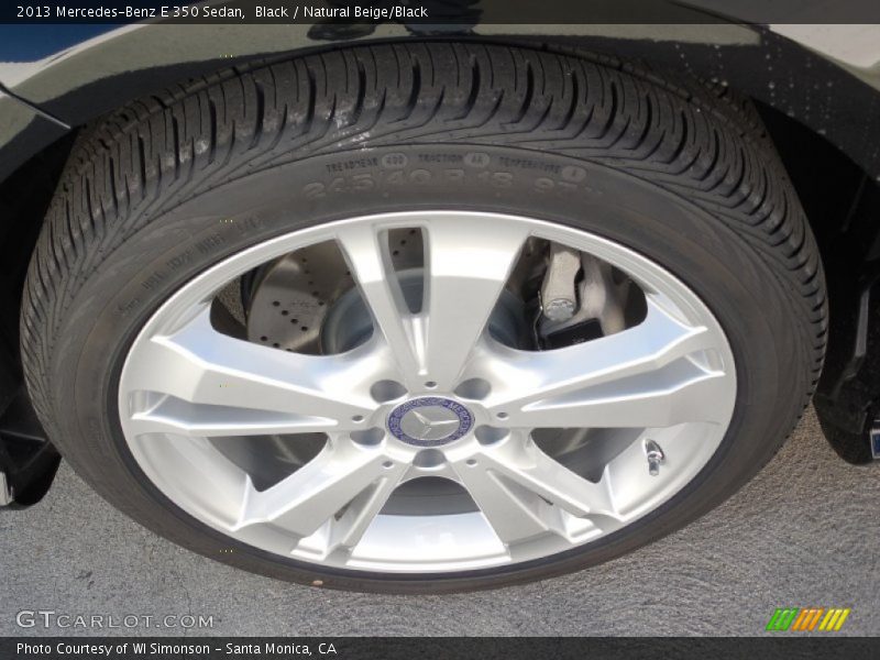 Black / Natural Beige/Black 2013 Mercedes-Benz E 350 Sedan