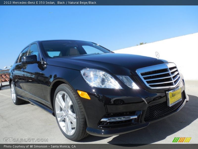 Black / Natural Beige/Black 2013 Mercedes-Benz E 350 Sedan