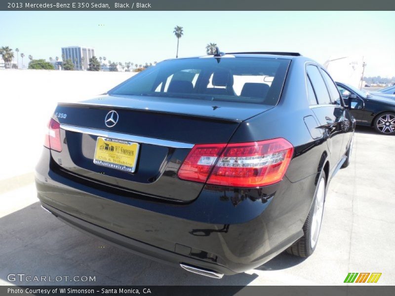 Black / Black 2013 Mercedes-Benz E 350 Sedan