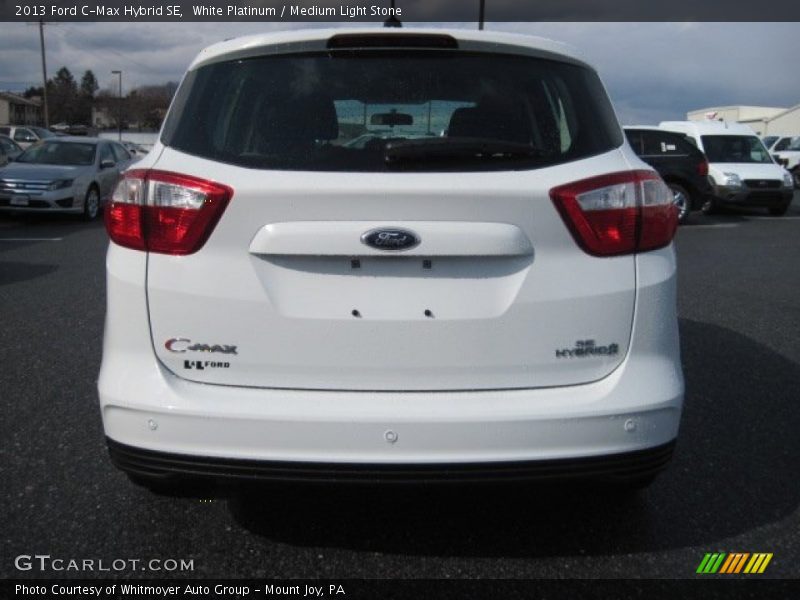 White Platinum / Medium Light Stone 2013 Ford C-Max Hybrid SE