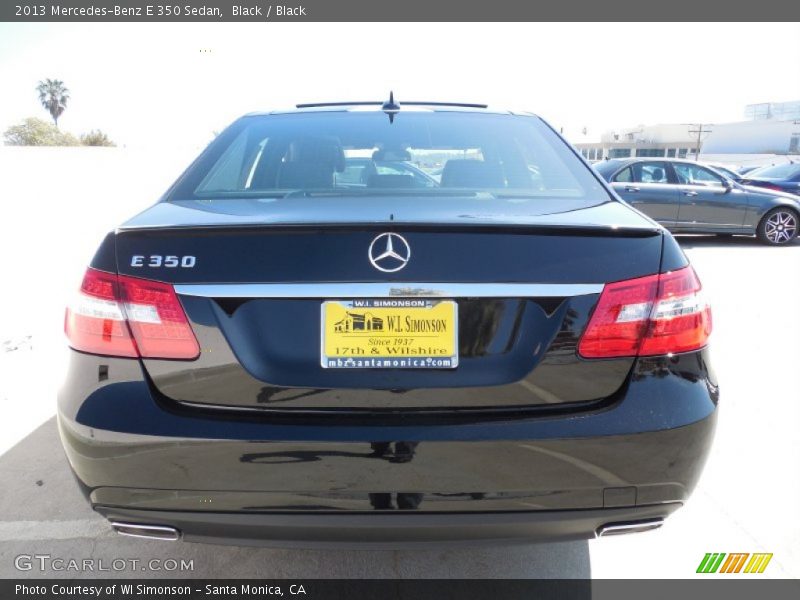 Black / Black 2013 Mercedes-Benz E 350 Sedan