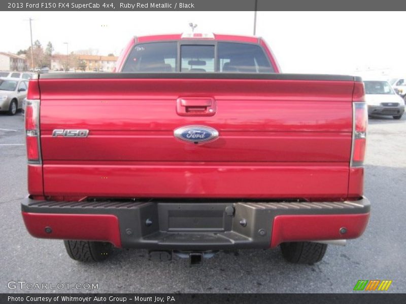 Ruby Red Metallic / Black 2013 Ford F150 FX4 SuperCab 4x4