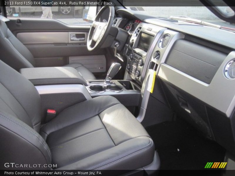 Ruby Red Metallic / Black 2013 Ford F150 FX4 SuperCab 4x4