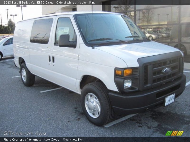 Front 3/4 View of 2013 E Series Van E350 Cargo