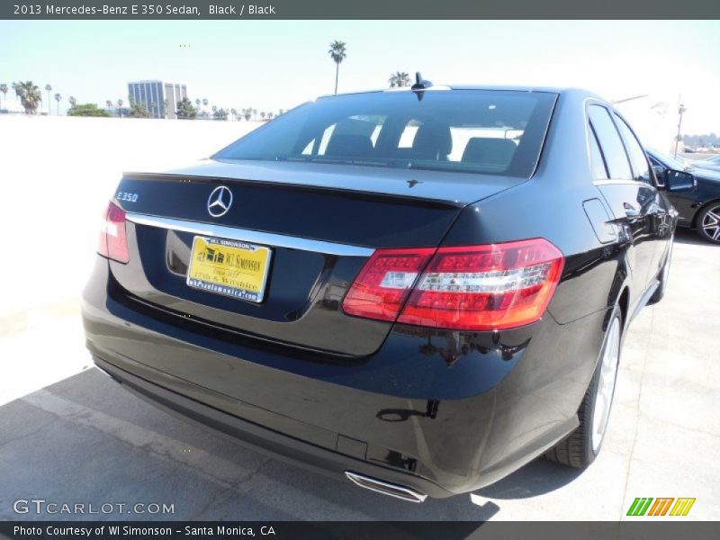 Black / Black 2013 Mercedes-Benz E 350 Sedan