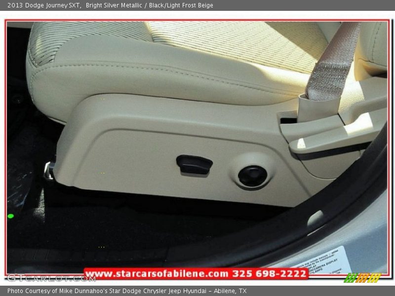 Bright Silver Metallic / Black/Light Frost Beige 2013 Dodge Journey SXT