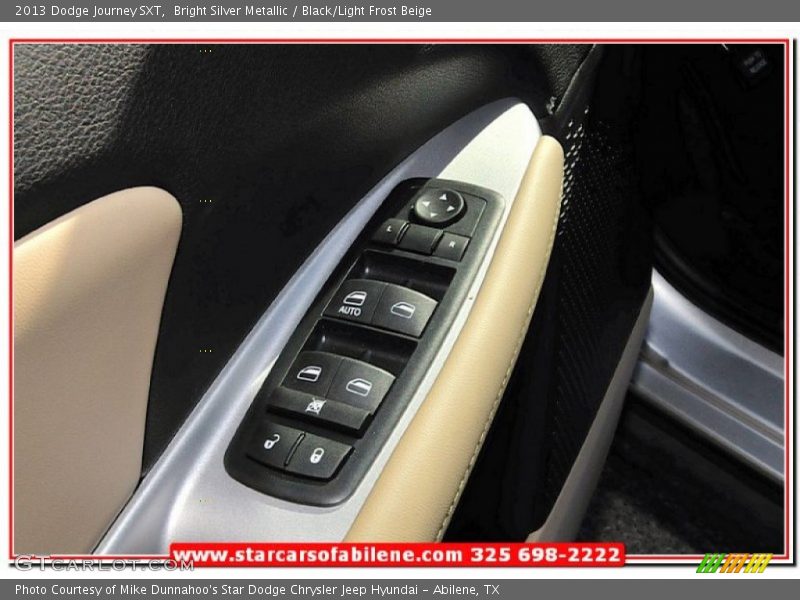 Bright Silver Metallic / Black/Light Frost Beige 2013 Dodge Journey SXT