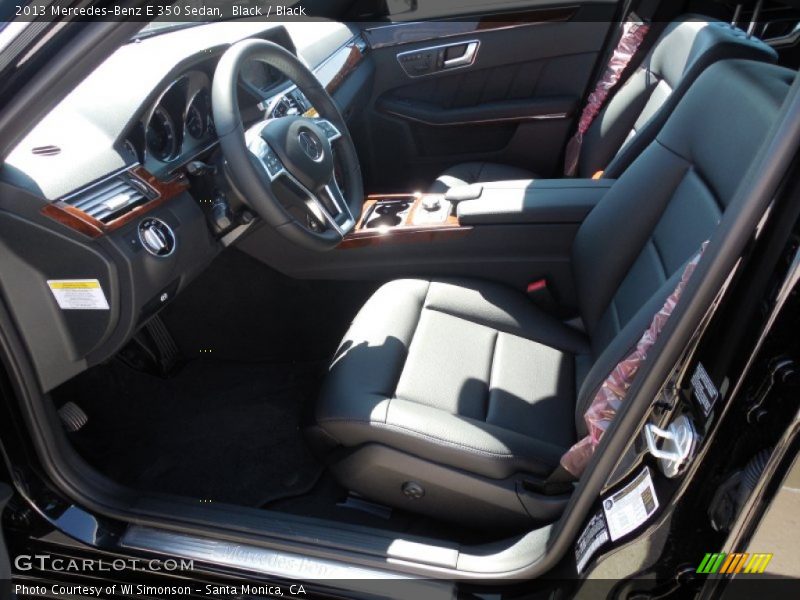 Black / Black 2013 Mercedes-Benz E 350 Sedan