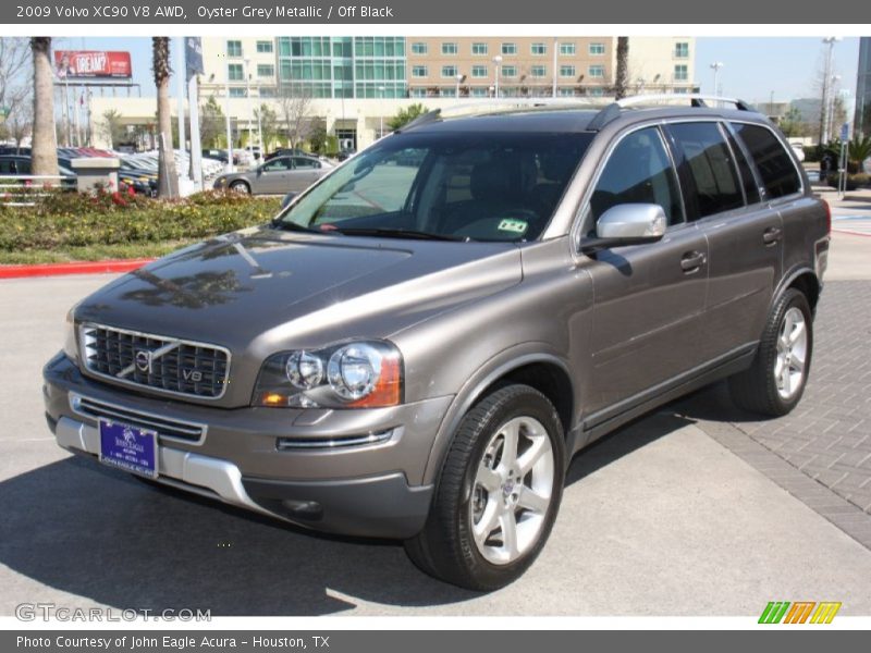Oyster Grey Metallic / Off Black 2009 Volvo XC90 V8 AWD