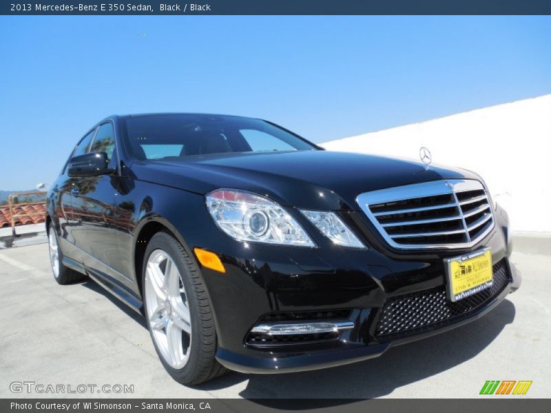 Black / Black 2013 Mercedes-Benz E 350 Sedan