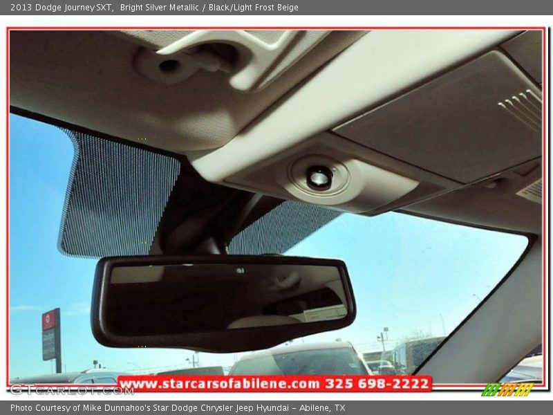 Bright Silver Metallic / Black/Light Frost Beige 2013 Dodge Journey SXT